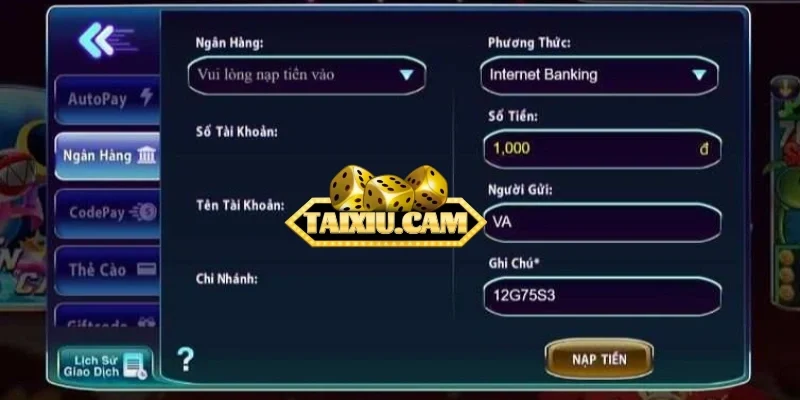 Các phương thức nạp phổ biến 