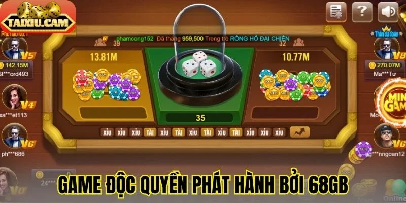 Game độc quyền phát hành bởi 68GB