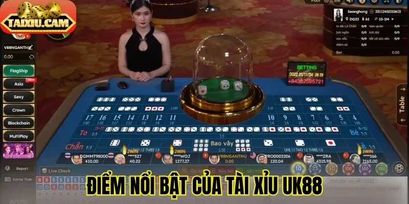 Điểm nổi bật của tài xỉu UK88