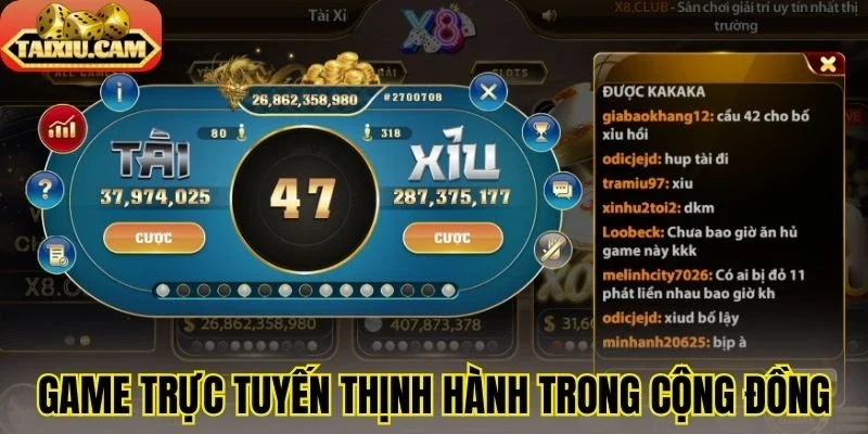 Game trực tuyến thịnh hành trong cộng đồng