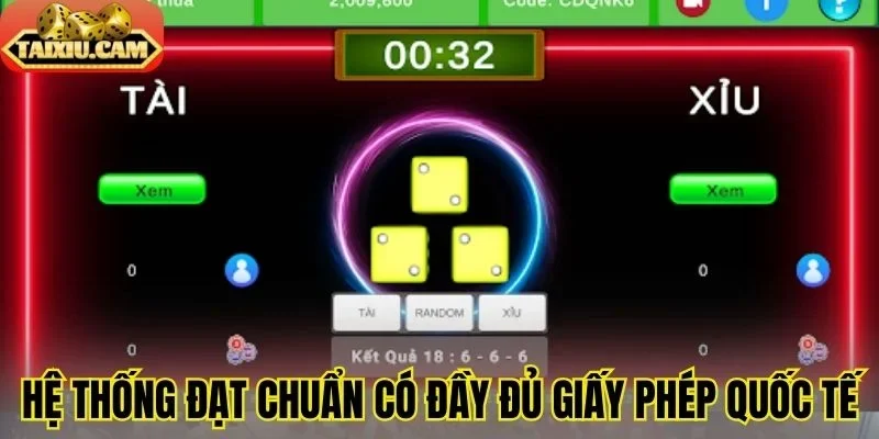 Hệ thống đạt chuẩn có đầy đủ giấy phép quốc tế