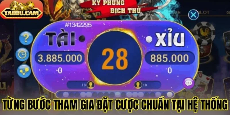 Từng bước tham gia đặt cược chuẩn tại hệ thống