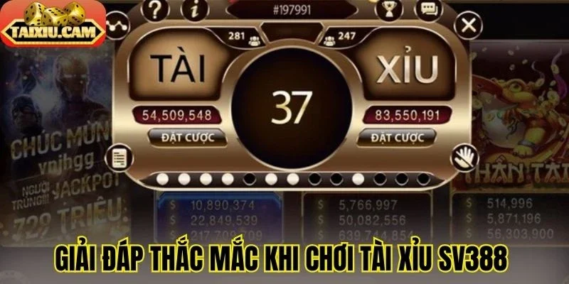 Giải đáp thắc mắc khi chơi tài xỉu SV388