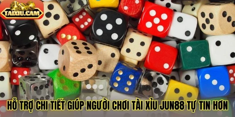Hỗ trợ chi tiết giúp người chơi tài xỉu Jun88 tự tin hơn