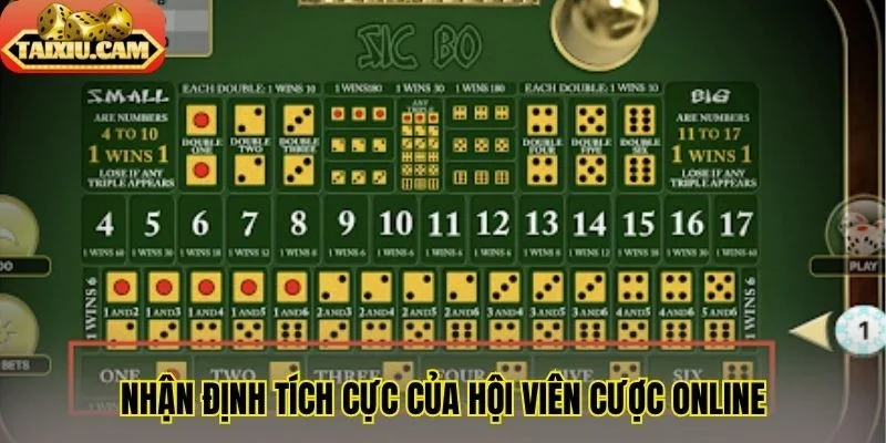Nhận định tích cực của hội viên cược online