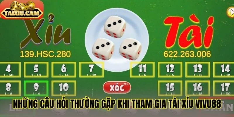 Những câu hỏi thường gặp khi tham gia tài xỉu Vivu88